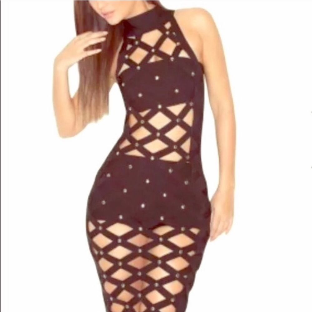 Cut out bandage dress 🥰😎💄